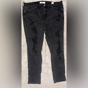 Pacsun Distressed Black Men Jeans